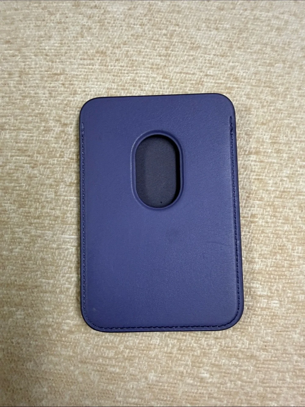 Apple Leather Magnetic Card Wallet - Wisteria